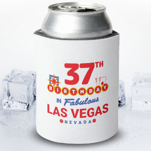 Las Vegas Birthday Party - 37th Birthday In Vegas Can Cooler