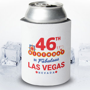 Las Vegas Birthday Party - 46th Birthday In Vegas Can Cooler