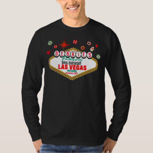 Las Vegas Birthday Party Customisable Matching T-Shirt