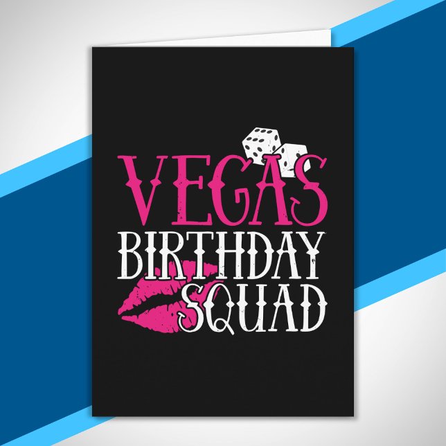 Las Vegas Birthday Party Group Gift Vegas Squad Card (Creator Uploaded)