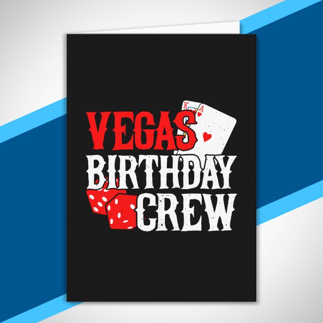 Las Vegas Birthday - Party in Vegas Birthday Crew Card (Creator Uploaded)