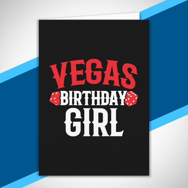 Las Vegas Birthday Party Vegas Birthday Girls Trip Card (Creator Uploaded)