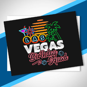 Las Vegas Birthday - Vegas Birthday Squad Postcard