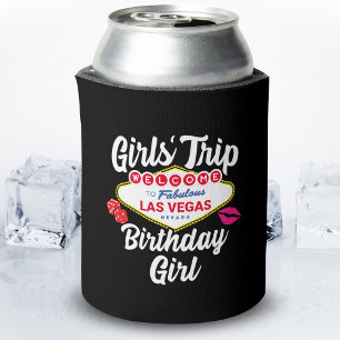 Las Vegas Birthday - Vegas Girls Trip for Birthday Can Cooler