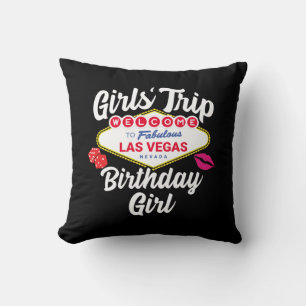 Las Vegas Birthday - Vegas Girls Trip for Birthday Cushion