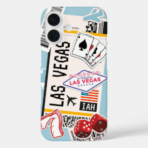 Las Vegas Boarding Pass iPhone 16 Case