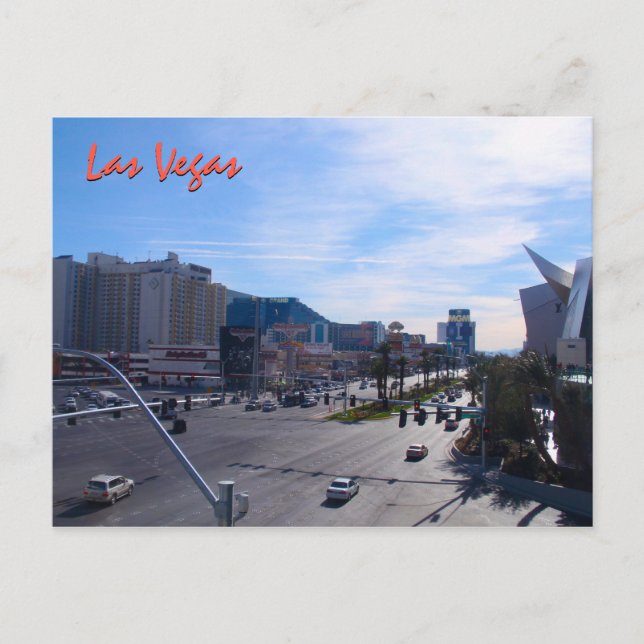 Las Vegas Boulevard, South Postcard (Front)