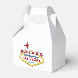 Las Vegas BRIDAL SHOWER Gable Favour Box