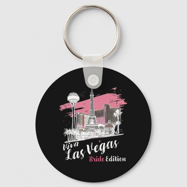 Las Vegas Bride Edition Las Vegas Celebration  Key Ring (Front)