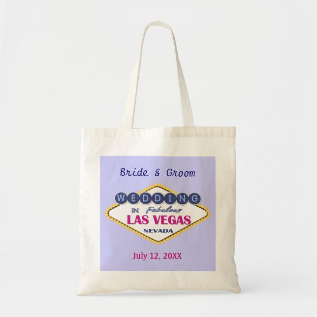 Las Vegas Bride & Groom - Customise Tote Bag (Front)