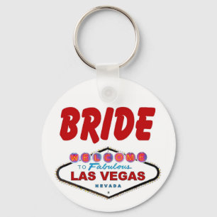 Las Vegas Bride Keychain