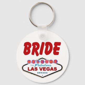 Las Vegas Bride Keychain