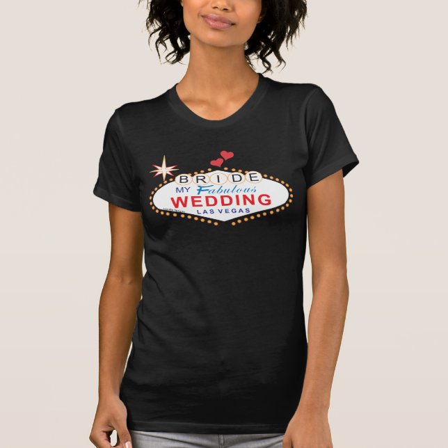 Las Vegas Bride T-shirt (Front)