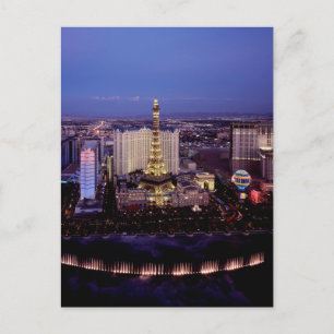 Las Vegas by Night 3 Postcard