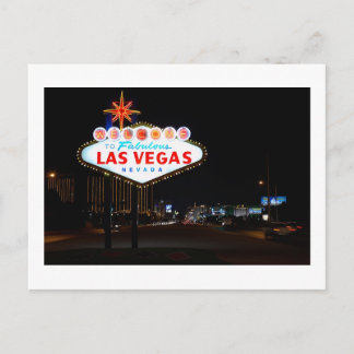 Las Vegas By Night Save The Date Card