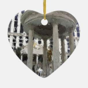 Las Vegas Caesars Palace Art Ceramic Tree Decoration