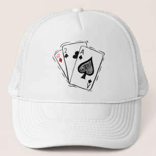 Las Vegas Card Deck Trucker Hat