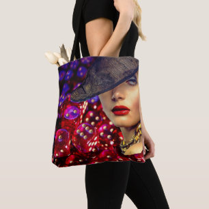 Las Vegas Casino Lady Luck With Dice Tote Bag