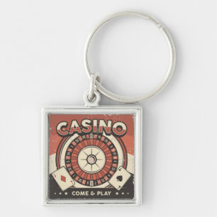 Las Vegas Casino Roulette Wheel Key Ring