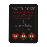 Las Vegas Casino Skyline Wedding Save The Date