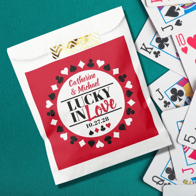 Las Vegas Casino Wedding Lucky In Love Favour Bag (Creator Uploaded)