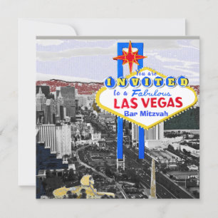 Las Vegas Celebration Invitation personalised sign