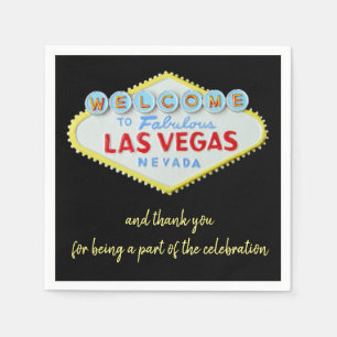 Las Vegas Celebration Napkin