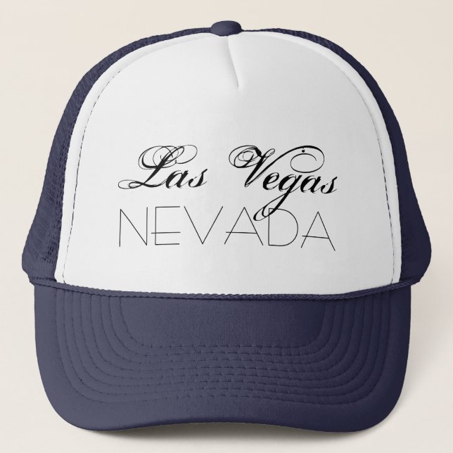 Las Vegas chic customisable Trucker Hat (Front)