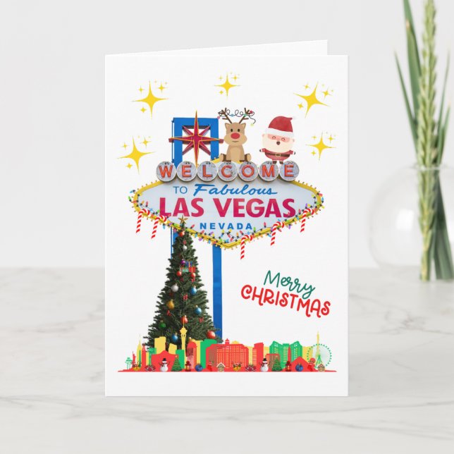 Las Vegas Christmas Card (Front)