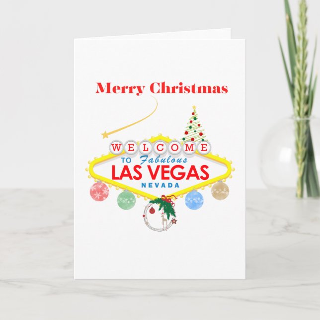 Las Vegas Christmas Card (Front)