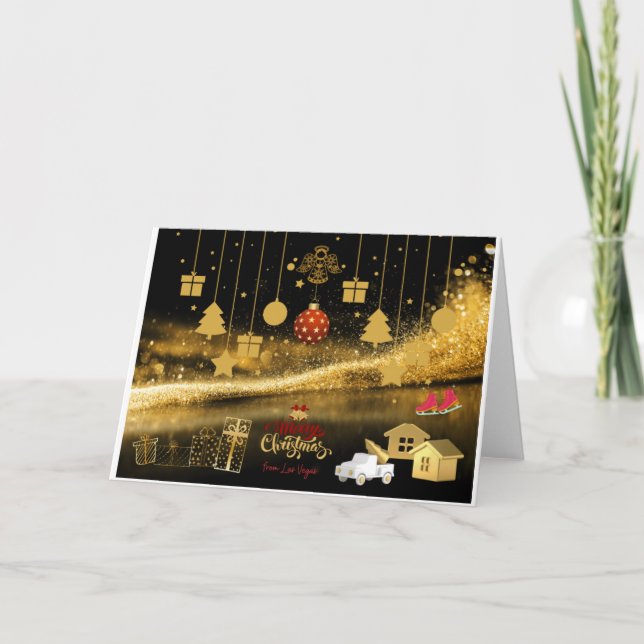 Las Vegas Christmas Card (Front)