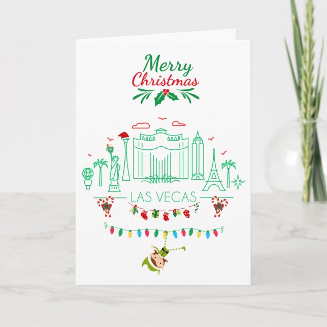 Las Vegas Christmas Card (Front)