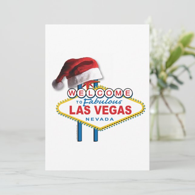 Las Vegas Christmas Holiday Card (Standing Front)