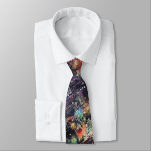 Las Vegas Christmas & New Year's in Watercolors Tie
