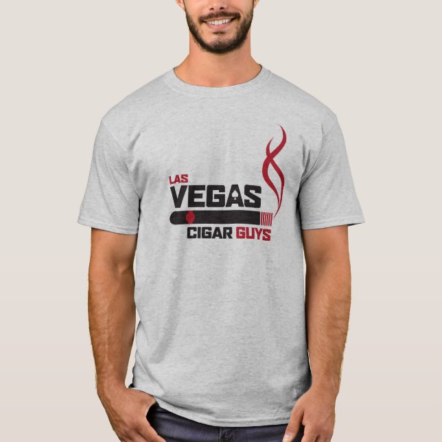 Las Vegas Cigar Guys "Eat. Gamble. Smoke." T-Shirt (Front)