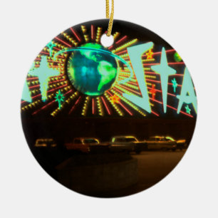 Las Vegas Circa 1959 Stardust Hotel Neon Sign Ceramic Ornament