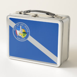 Las Vegas city flag Metal Lunch Box