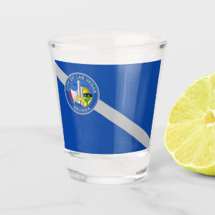 Las Vegas city flag Shot Glass