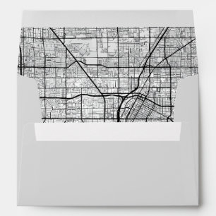 Las Vegas City Map Envelope