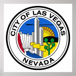 Las Vegas City Seal (Nevada) Poster
