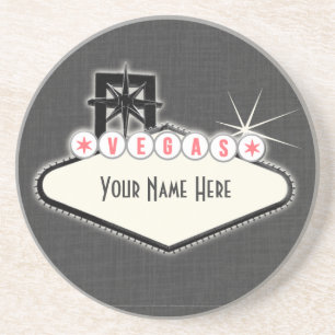 Las Vegas Coaster - Customise your name