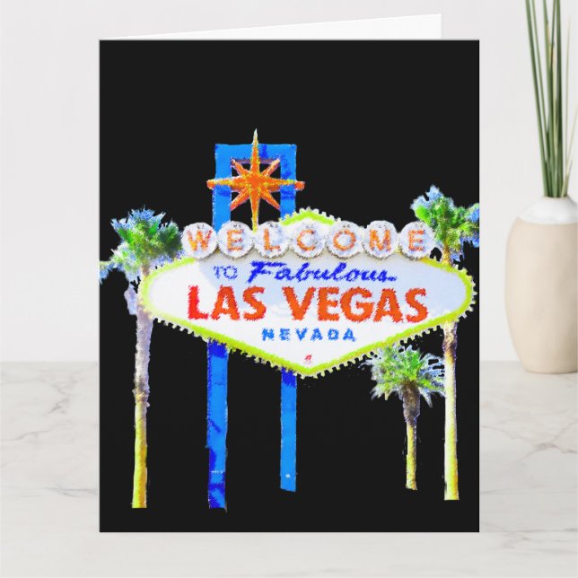 Las Vegas Congratulations Card (Front)