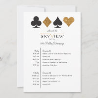 Las Vegas Corporate Event Timeline Gold Glitter