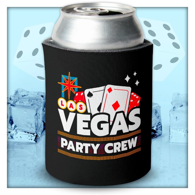 Las Vegas Crew Party Squad Vegas Trip Las Vegas Can Cooler (Creator Uploaded)