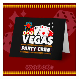 Las Vegas Crew Party Squad Vegas Trip Las Vegas Card