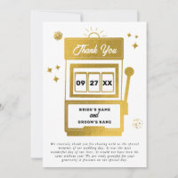 Las Vegas Destination Casino Slot Machine Wedding