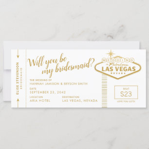 Las Vegas Destination Wedding Bridesmaid Proposal