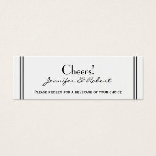 Las Vegas Destination Wedding Drink Ticket