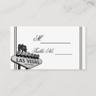 Las Vegas Destination Wedding Place Card