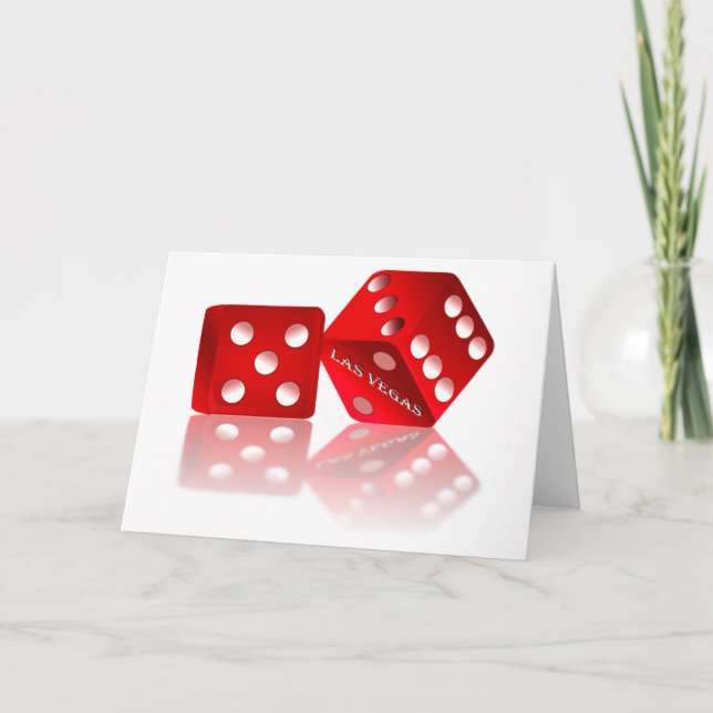 Las Vegas Dice Card (Front)